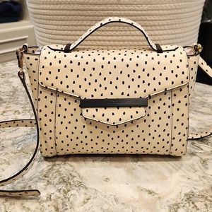 Kate Spade Kennedy Marra Snake Flamingo Dot Embossed Leather Bag Purse